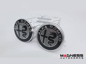 Alfa Romeo Giulia Emblems - Front + Back Set - GTAm - Genuine Mopar