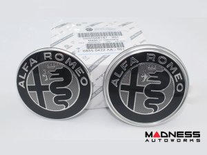 Alfa Romeo Giulia Emblems - Front + Back Set - GTAm - Genuine Mopar
