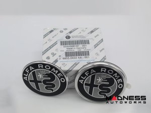 Alfa Romeo Giulia Emblems - Front + Back Set - GTAm - Genuine Mopar