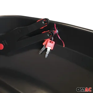 Roof Rack Cargo Box - 8 Cubic Feet - Dual Side Opening - Black