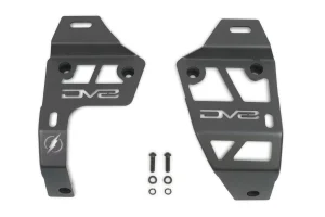Jeep Wrangler JL Light Pod Mounts - Dual Light Pod - DV8 Offroad - 4XE - `21-`25 Jeep Wrangler JL Light Pod Mounts - Dual Light Pod - DV8 Offroad - 4XE - `21-`25