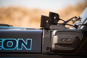 Jeep Wrangler JL Light Pod Mounts - Dual Light Pod - DV8 Offroad - 4XE - `21-`25 Jeep Wrangler JL Light Pod Mounts - Dual Light Pod - DV8 Offroad - 4XE - `21-`25