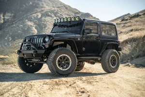 Jeep Wrangler JK Side Steps - DV8 Offroad - OE Plus - `07-`18 - 2 Door