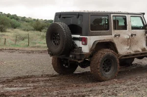 Jeep Wrangler JK Tire Carrier - DV8 Offroad - MTO Bumper - `07-`18 Jeep Wrangler JK Tire Carrier - DV8 Offroad - MTO Bumper - `07-`18