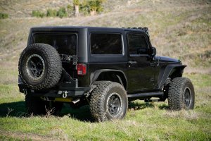 Jeep Wrangler JK Tire Carrier - DV8 Offroad - MTO Bumper - `07-`18 Jeep Wrangler JK Tire Carrier - DV8 Offroad - MTO Bumper - `07-`18