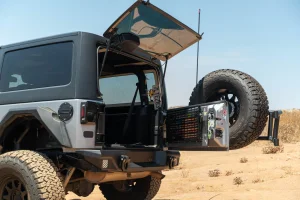 Jeep Wrangler JK Tire Carrier - DV8 Offroad - `07-`18 Jeep Wrangler JK Tire Carrier - DV8 Offroad - `07-`18