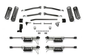 Jeep JL Suspension Lift Kit - Fabtech - 3in Trail with Dual Rate Coil Springs and DLSS Resi Shocks - `18-`21 Jeep JL Suspension Lift Kit - Fabtech - 3in Trail with Dual Rate Coil Springs and DLSS Resi Shocks - `18-`21