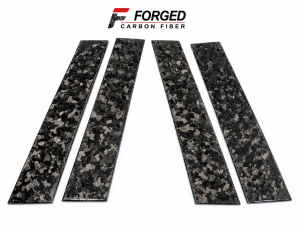 Alfa Romeo Giulia Exterior Door Pillars - Carbon Fiber - Forged - Feroce Carbon