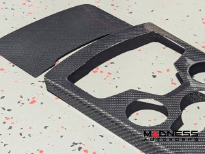 Alfa Romeo Stelvio Shift Console Trim - Carbon Fiber - '20+ models - Feroce Carbon - 2 Piece Set