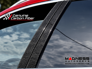 Maserati Grecale Exterior Door Pillars - Carbon Fiber - 6pc Set