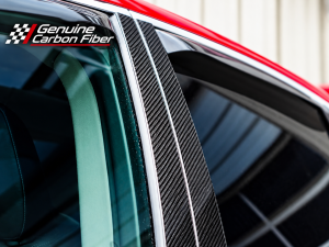 Maserati Grecale Exterior Door Pillars - Carbon Fiber - 6pc Set