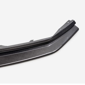 Ford Mustang Front Splitter - Carbon Fiber - Ford Racing - S650 Darkhorse - Gloss - 2024+