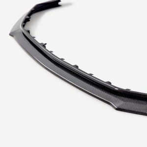 Ford Mustang Front Splitter - Carbon Fiber - Ford Racing - S650 Darkhorse - Gloss - 2024+