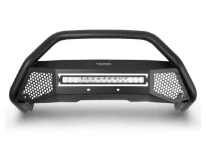 Dodge Ram Bull Bar - Front - Go Rhino - RC4 LR with Skid Plate - Textured Black - `09-`10