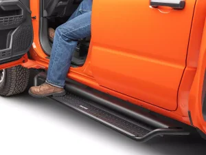 Dodge Ram 1500 Side Steps - Go Rhino - Dominator Extreme D1 - Textured Black - `09-`19