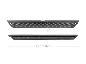 Dodge Ram 1500 Side Steps - Go Rhino - Dominator Extreme D1 - Textured Black - `09-`19