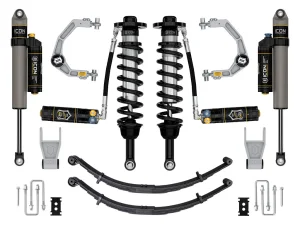 Ford F-150 Coilover Suspension Kit - ICON - 2.5 Series Billet CDXS w/ Leaf Pack - Tremor `21-`24