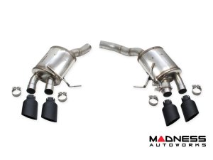 Porsche Macan (Series 95B) Performance Exhaust - Rear Section - 3.0L V6 - Dual Exit - Quad 114mm Black Tips - InoXcar Racing - '19 - '21