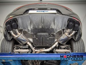 Porsche Macan (Series 95B) Performance Exhaust - Rear Section - 3.0L V6 - Dual Exit - Quad 114mm Black Tips - InoXcar Racing - '19 - '21 Porsche Macan (Series 95B) Performance Exhaust - Rear Section - 3.0L V6 - Dual Exit - Quad 114mm Black Tips - InoXcar Racing - '19 - '21