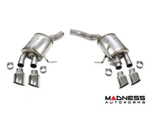 Porsche Macan (Series 95B) Performance Exhaust - Rear Section - 3.0L V6 - Dual Exit - Quad 114mm Polished Tips - InoXcar Racing - '19 - '21 Porsche Macan (Series 95B) Performance Exhaust - Rear Section - 3.0L V6 - Dual Exit - Quad 114mm Polished Tips - InoXcar Racing - '19 - '21