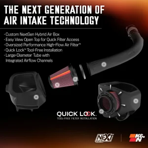 Ford Super Duty Cold Air Intake - NextGen - 6.2L V8 F/I - K&N ('20-'22)