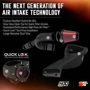 Ford Raptor Cold Air Intake - NextGen - 3.5L V6 - K&N (17-20)