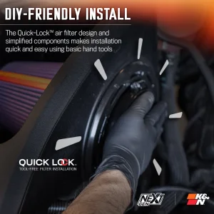 Ford Raptor Cold Air Intake - NextGen - 3.5L V6 - K&N (17-20)