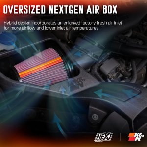 Ford Ranger Raptor Cold Air Intake - NextGen - 3.0L V6 - K&N (2024+) Ford Ranger Raptor Cold Air Intake - NextGen - 3.0L V6 - K&N (2024+)