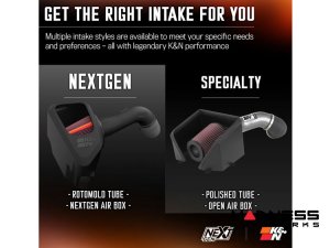 Chevrolet Silverado 2500/ 3500 Cold Air Intake - NextGen - 6.6L V8 Gas  - K&N (2020+)