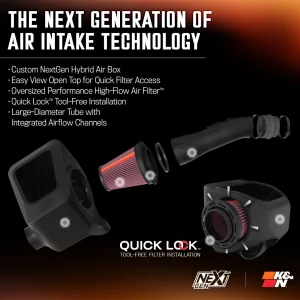 Toyota Tundra Cold Air Intake - NextGen - 5.7L V8 - K&N (12-21) Toyota Tundra Cold Air Intake - NextGen - 5.7L V8 - K&N (12-21)