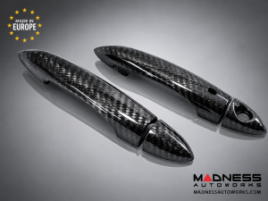 Alfa Romeo Giulia Exterior Door Handle Cover Set - Carbon Fiber
