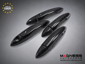 Alfa Romeo Giulia Exterior Door Handle Cover Set - Carbon Fiber