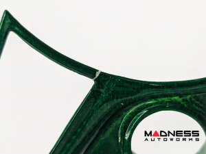 Alfa Romeo Giulia Steering Wheel Trim - Carbon Fiber - Center Trim Piece - Italian Theme - QV Model - Scratch & Dent