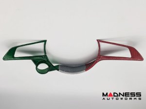 Alfa Romeo Stelvio Steering Wheel Trim - Carbon Fiber - Center Trim Piece - Italian Theme - QV Model - Scratch & Dent