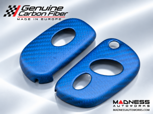 Maserati Granturismo Key Fob Cover - Carbon Fiber (2005 - 2017) - Matte Blue