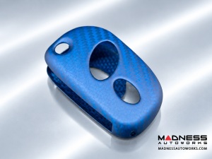 Maserati Granturismo Key Fob Cover - Carbon Fiber (2005 - 2017) - Matte Blue