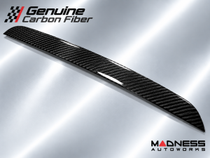 Maserati Ghibli Exterior Trim - Carbon Fiber - Rear Trunk Deck Lid Trim 