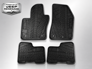 Jeep Renegade Floor Mats - All Weather Rubber - Premium Version