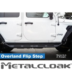 Jeep Wrangler JL Overland Flip Step - Pair - 4Door 