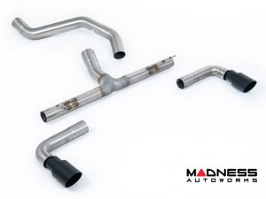 Ineos Grenadier Performance Exhaust - 3.0L Gas - Cat-Back - Dual Exit - Non Resonated - Black Cerakote Tips