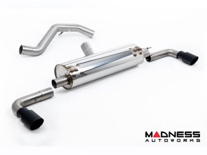 Ineos Grenadier Performance Exhaust - 3.0L Gas - Cat-Back - Dual Exit - Resonated - Black Cerakote Tips