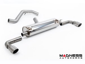 Ineos Grenadier Performance Exhaust - 3.0L Gas - Cat-Back - Dual Exit - Resonated - Brushed Titanium Tips