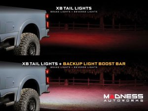 Ford Super Duty LED Tail Lights - XB Series - Morimoto - Smoked - 2023+
