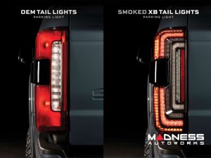 Ford Super Duty LED Tail Lights - XB Series - Morimoto - Smoked - 2023+