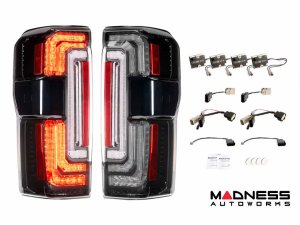 Ford Super Duty LED Tail Lights - XB Series - Morimoto - Smoked - 2023+