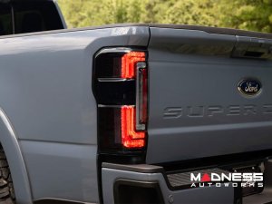 Ford Super Duty LED Tail Lights - XB Series - Morimoto - Smoked - 2023+