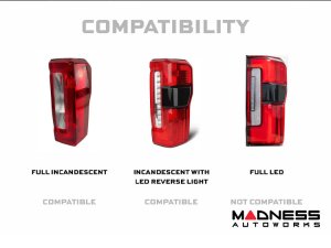 Ford Super Duty LED Tail Lights - XB Series - Morimoto - Smoked - 2023+