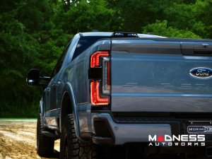Ford Super Duty LED Tail Lights - XB Series - Morimoto - Smoked - 2023+