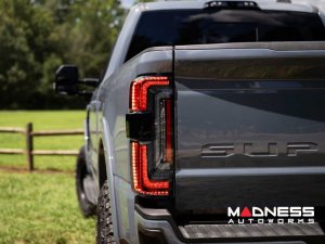 Ford Super Duty LED Tail Lights - XB Series - Morimoto - Smoked - 2023+