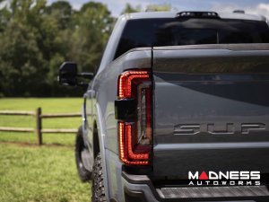 Ford Super Duty LED Tail Lights - XB Series - Morimoto - Red - 2023+ Ford Super Duty LED Tail Lights - XB Series - Morimoto - Red - 2023+